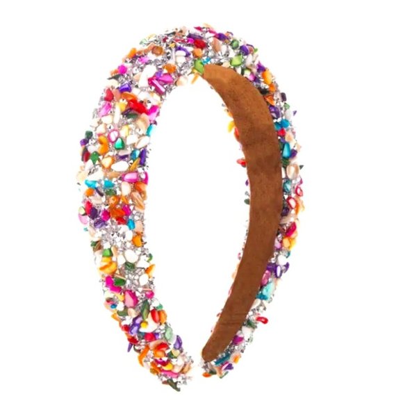 Accessories - Baroque Crystal Headband Sponge